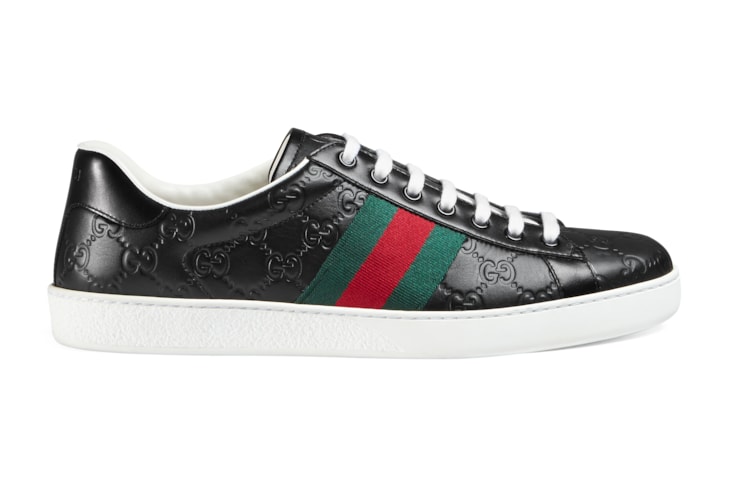 Ace leather sneaker - Gucci Men's Sneakers 386750A38309071