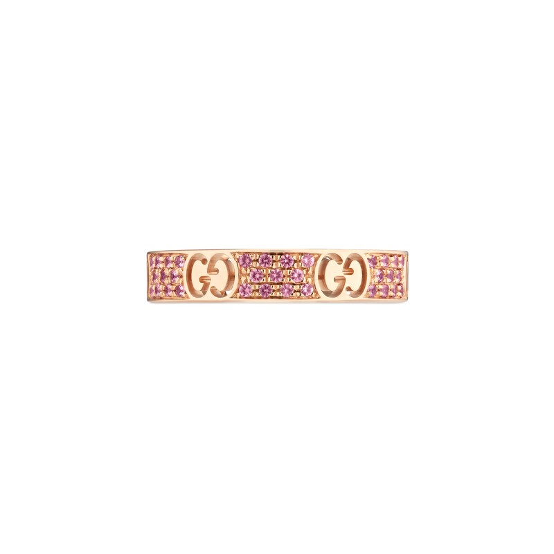 Gucci Icon Stardust Thin Band In Rose Gold