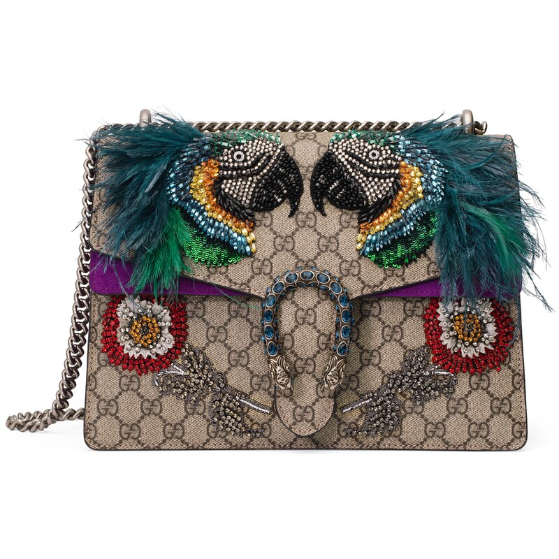 Gucci Dionysus Embroidered Shoulder Bag ModeSens