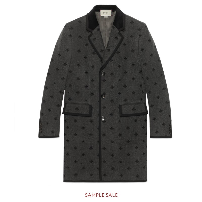 gucci bee coat