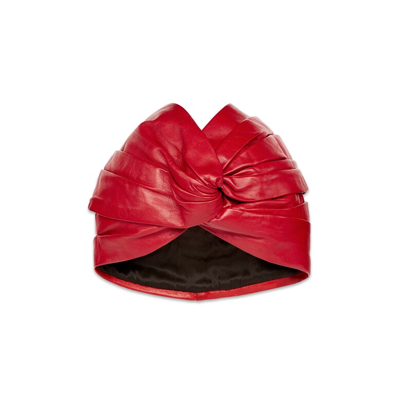 GUCCI LEATHER TURBAN