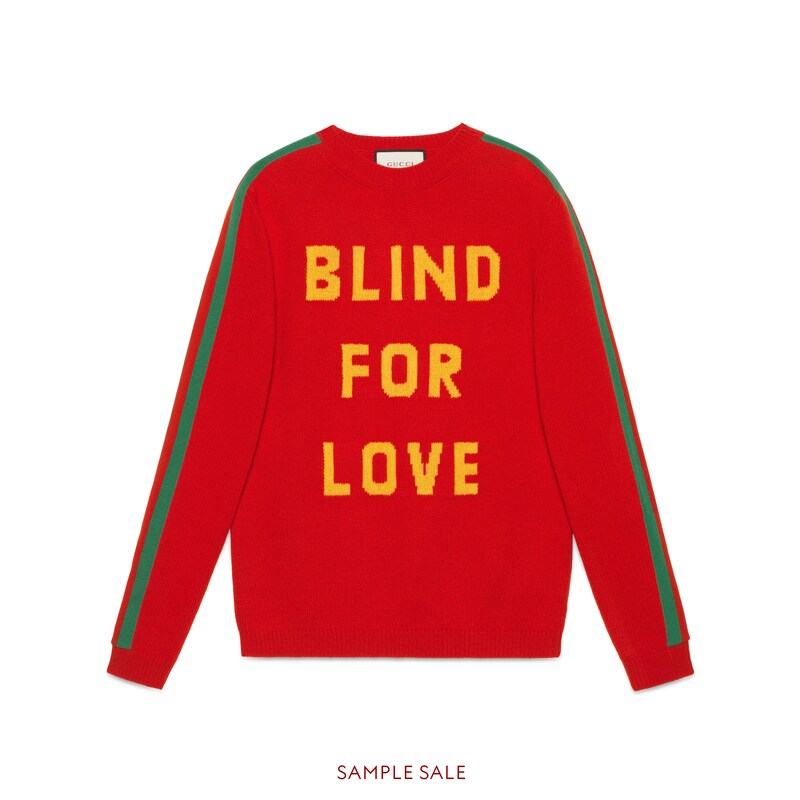 Gucci sweater blind for love online