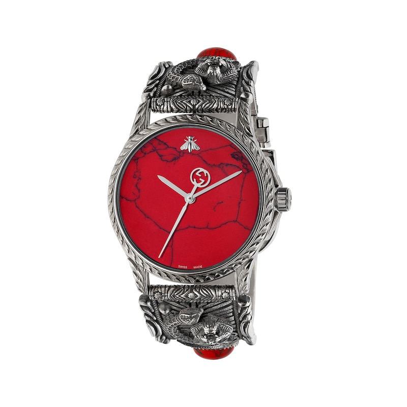 Gucci Le Marché Des Merveilles Watch, 38mm In Silver | ModeSens