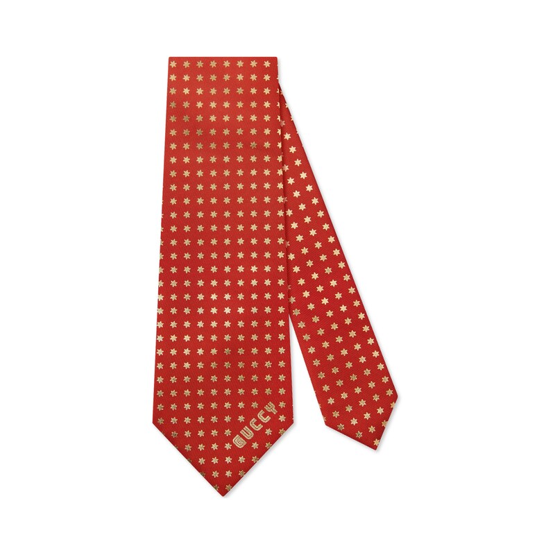 GUCCI GUCCY SILK TIE