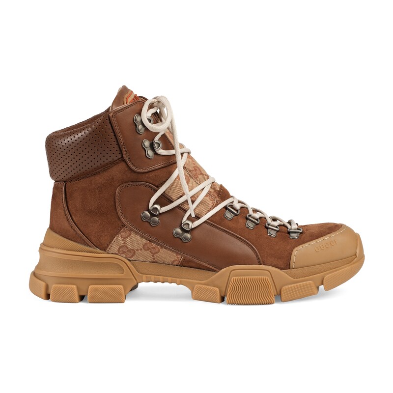 GUCCI MEN'S FLASHTREK GG HIGH-TOP SNEAKER,5216790P3102590