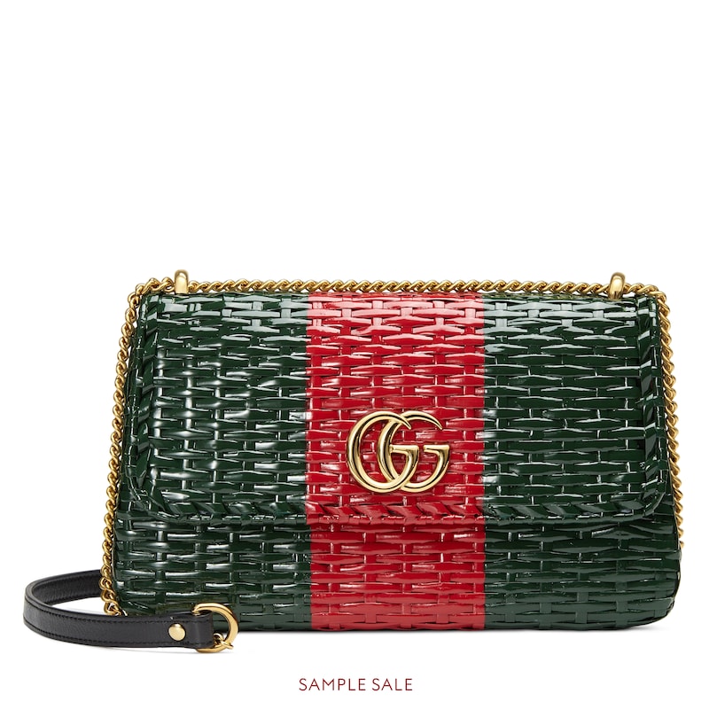 gucci web wicker mini shoulder bag