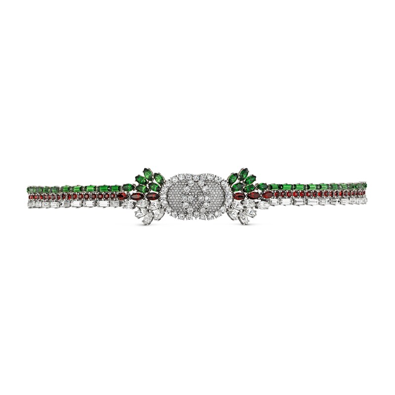 GUCCI CRYSTAL WEB HEADBAND