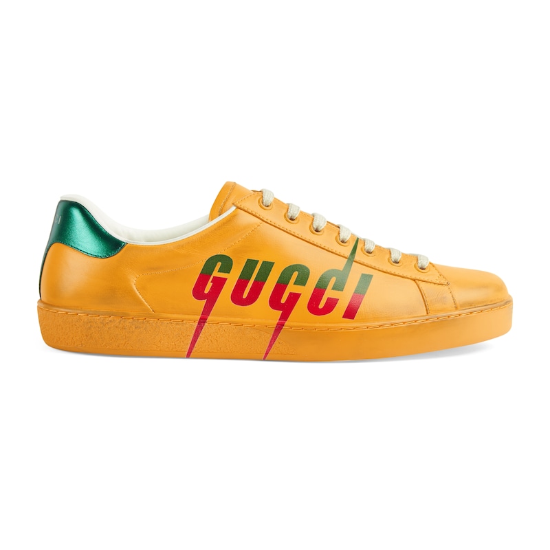 GUCCI MEN'S ACE SNEAKER WITH GUCCI BLADE,576137A38V07670