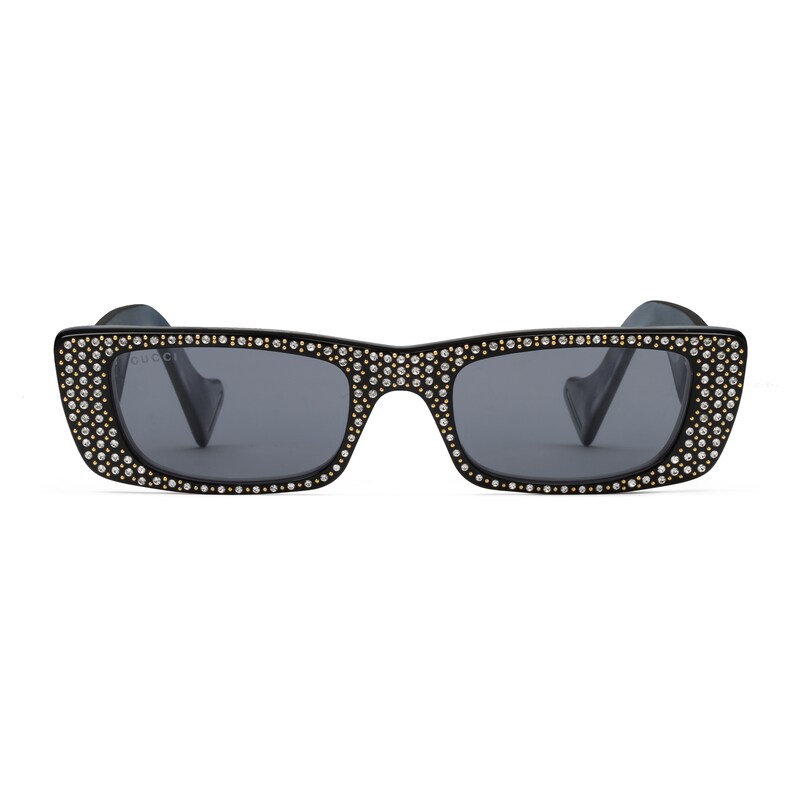 gucci rectangular sunglasses with crystals