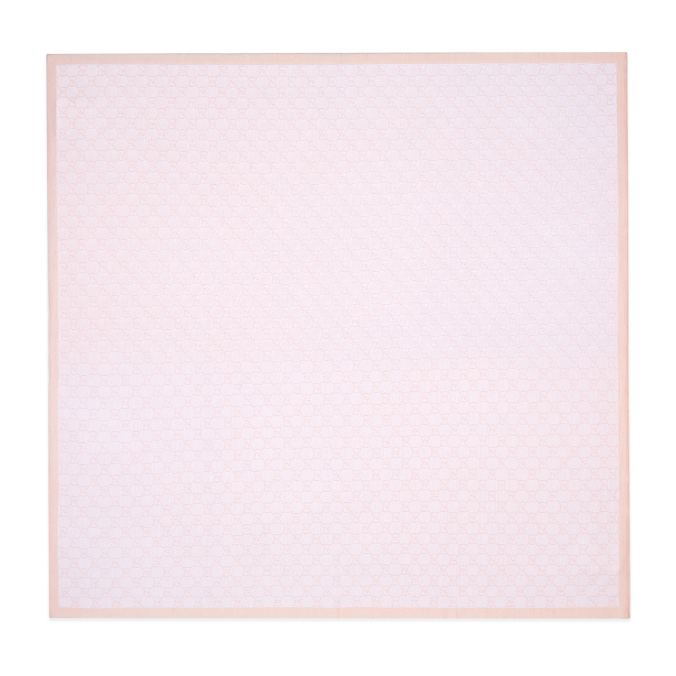GG pattern wool baby blanket