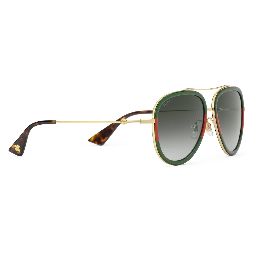 Aviator metal sunglasses