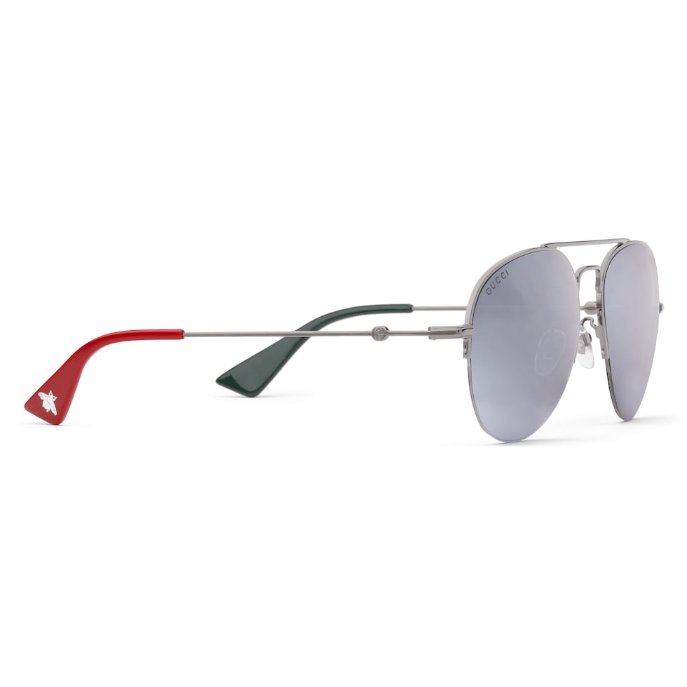 Gafas de sol de aviador metálicas