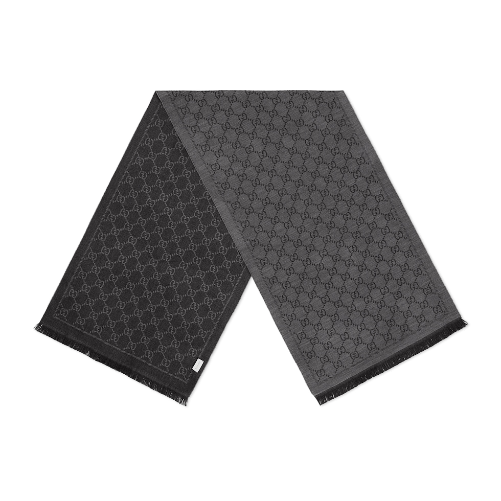 GG wool scarf