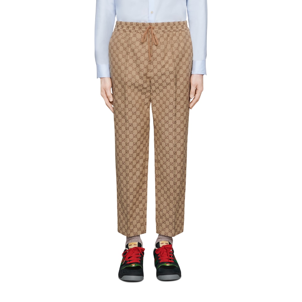 GG canvas track bottoms