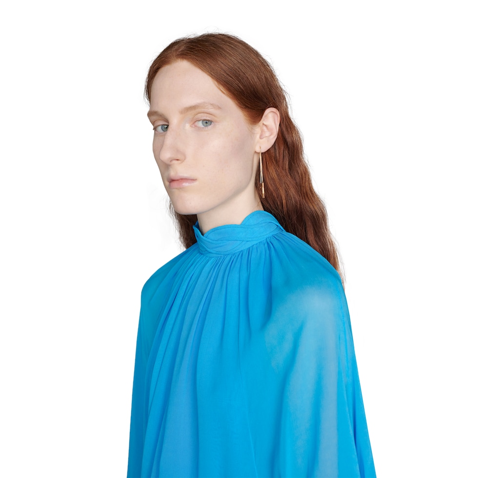 Orecchini catena Gucci Link to Love oro 18k