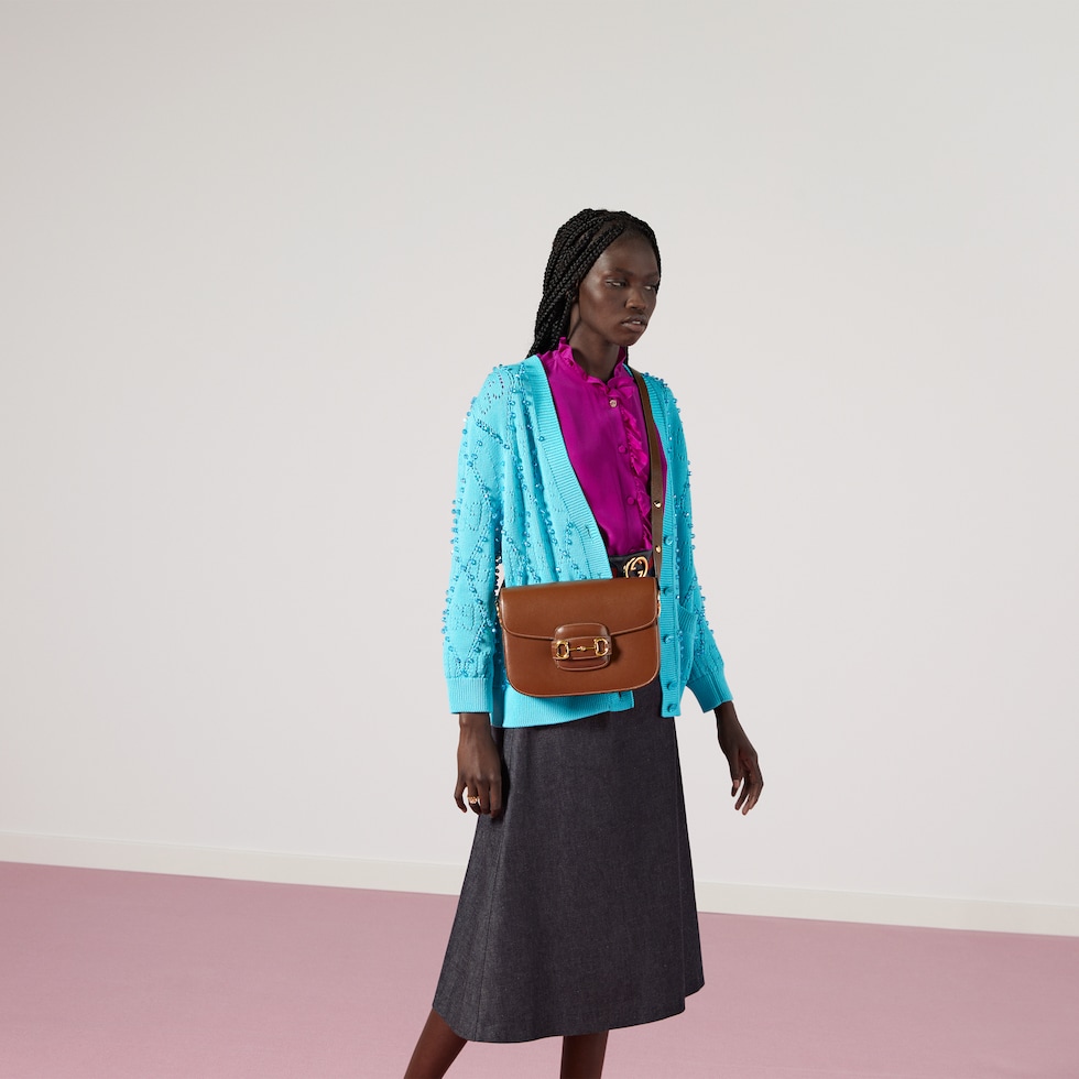 Gucci 马衔扣1955系列中号肩背包