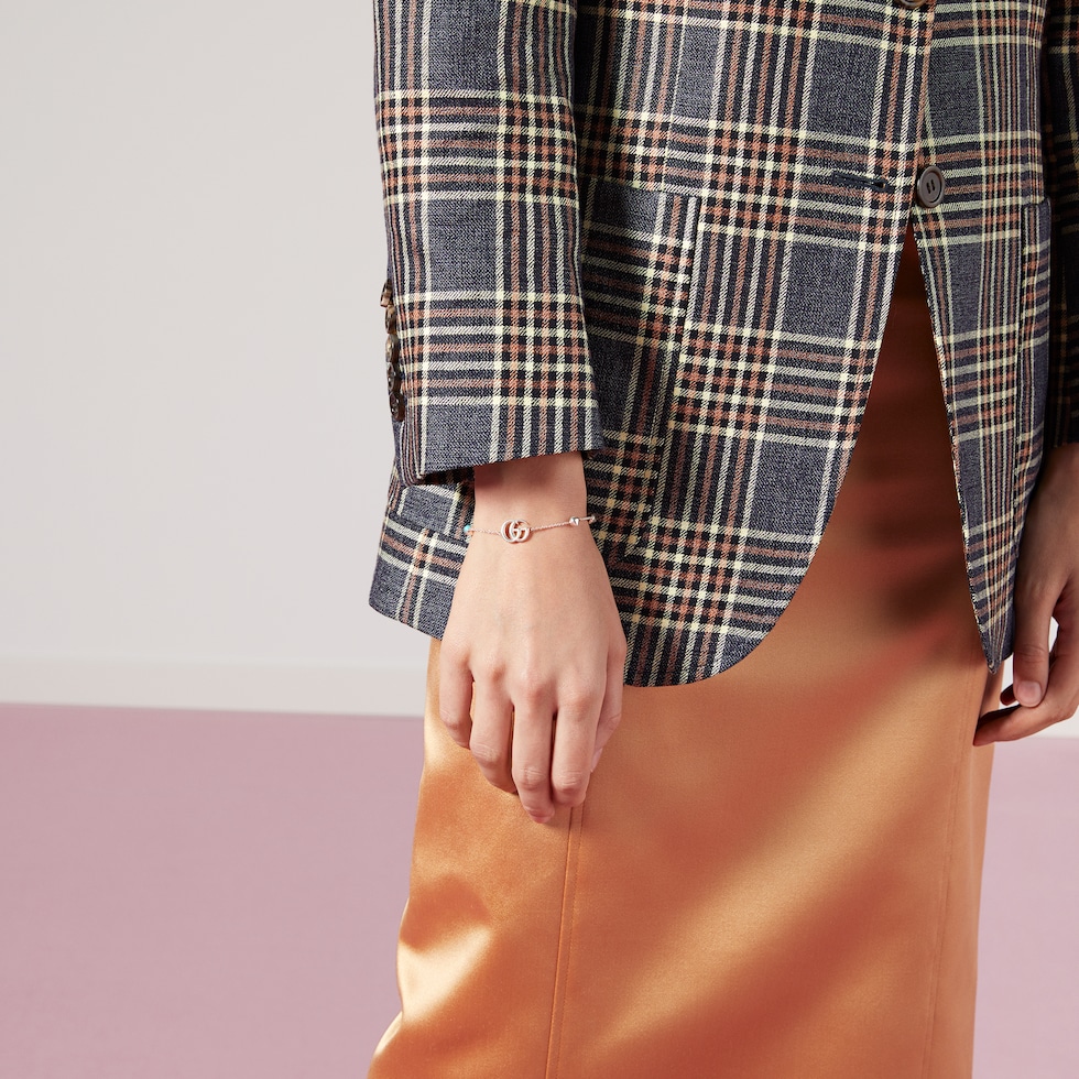 GG Marmont mother-of-pearl bracelet
