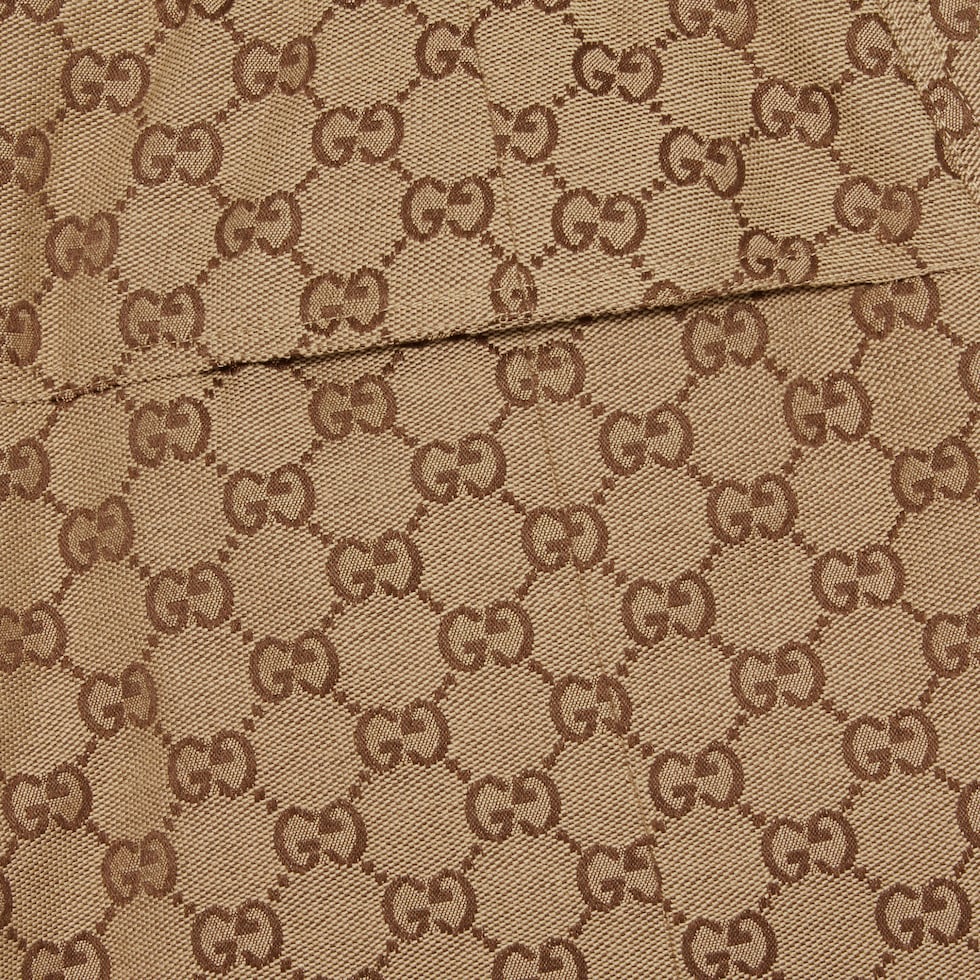 GG cotton canvas pant