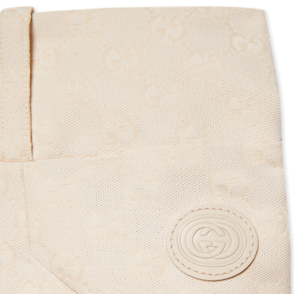 GG cotton canvas trouser