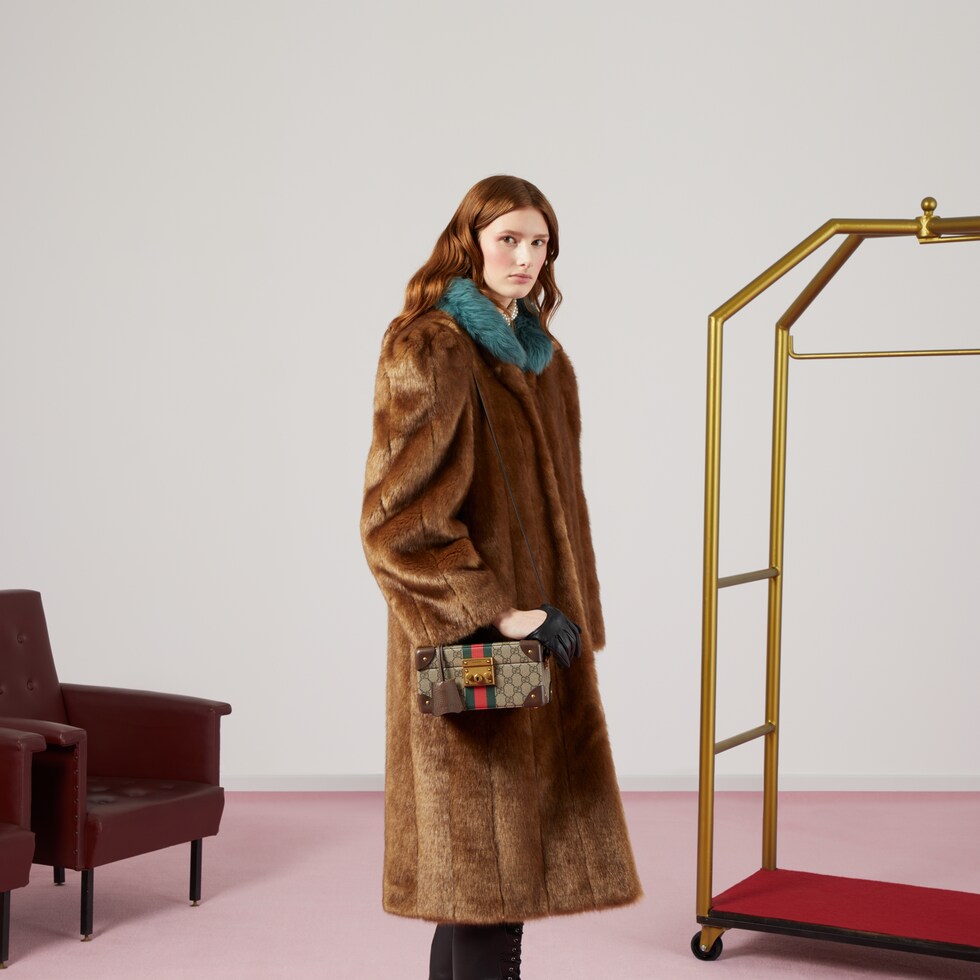 ウェブ ストライプ付き Gucci Savoyウォッチケース