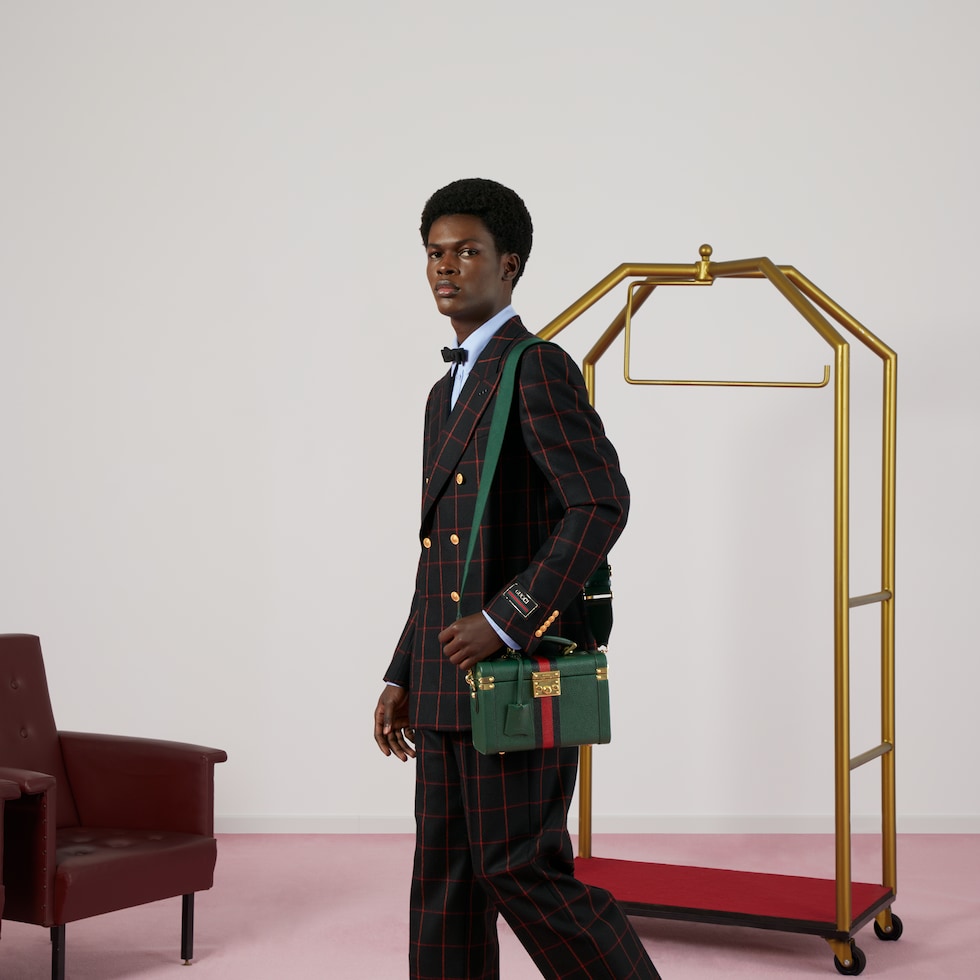 Gucci Savoy系列化妆包
