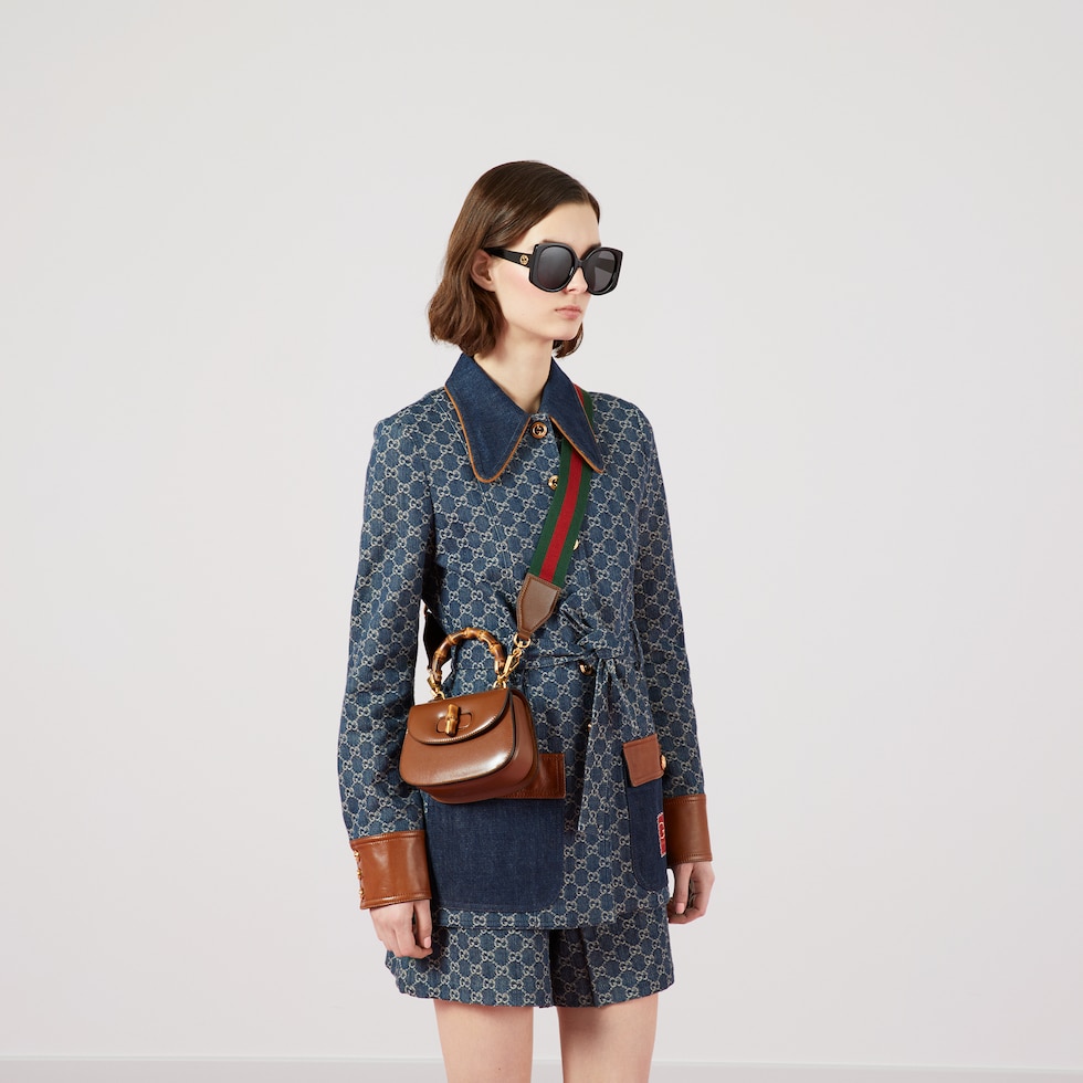 Gucci Bamboo 1947 mini top handle bag