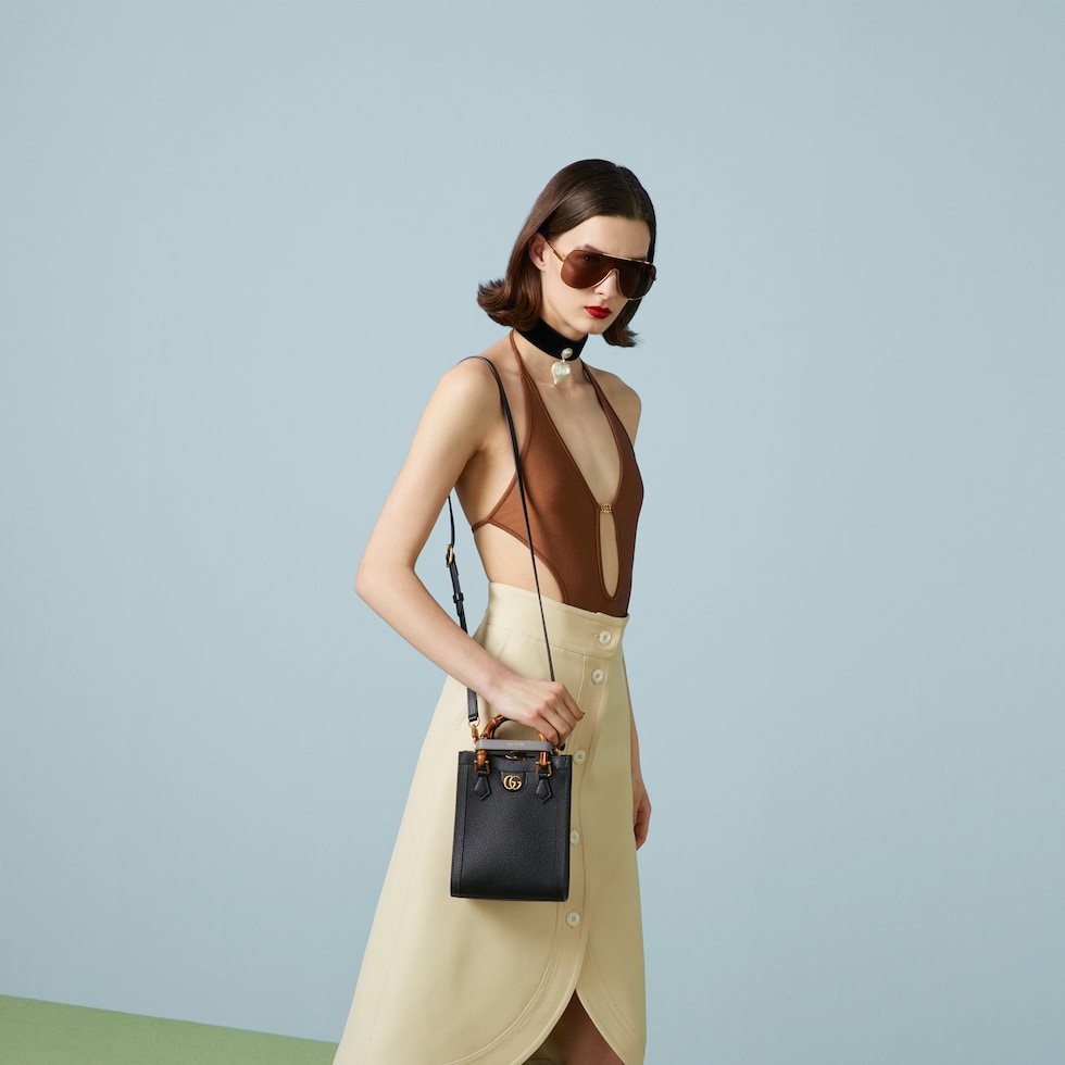 〔グッチ ダイアナ〕ミニ トートバッグ