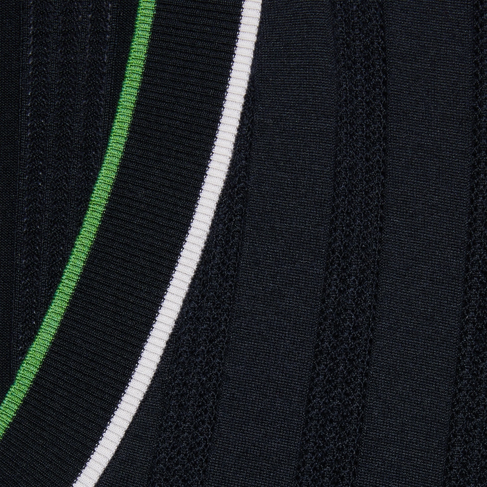 Wool silk jumper with embroidery