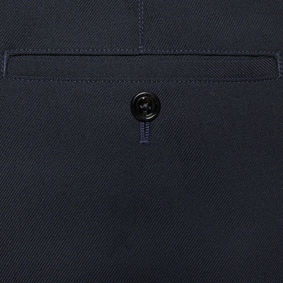 Wool twill trousers