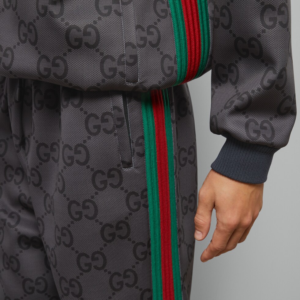 Pantalones deportivos GG jumbo y tribanda Web