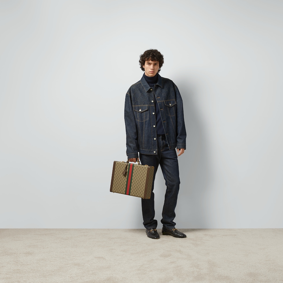 Gucci Savoy large rigid suitcase