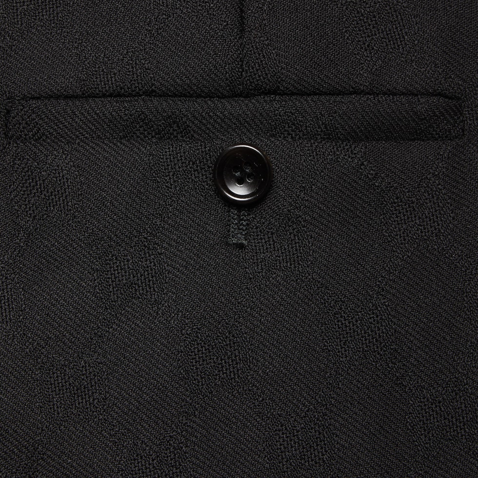 GG wool jacquard pant