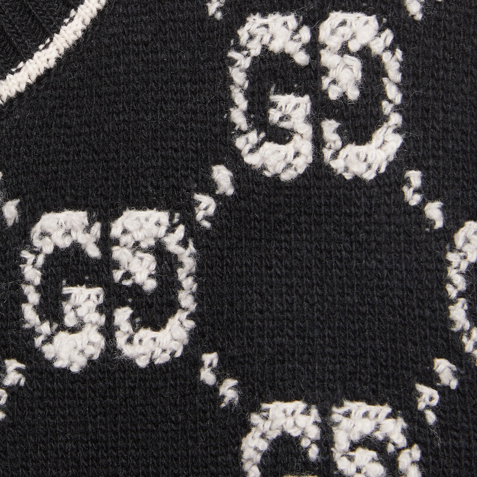 GG wool bouclé jacquard cardigan