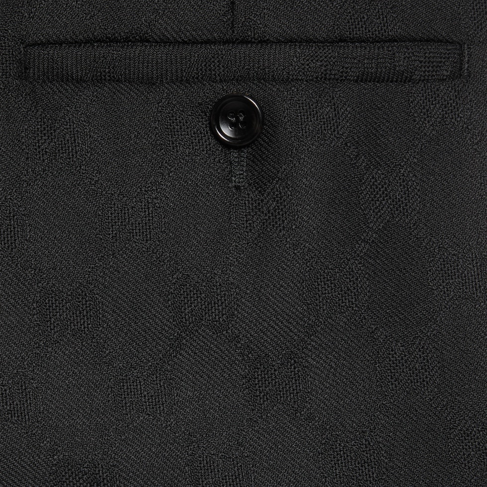 GG wool jacquard pant