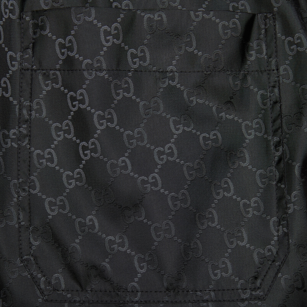 GG jacquard nylon swim shorts