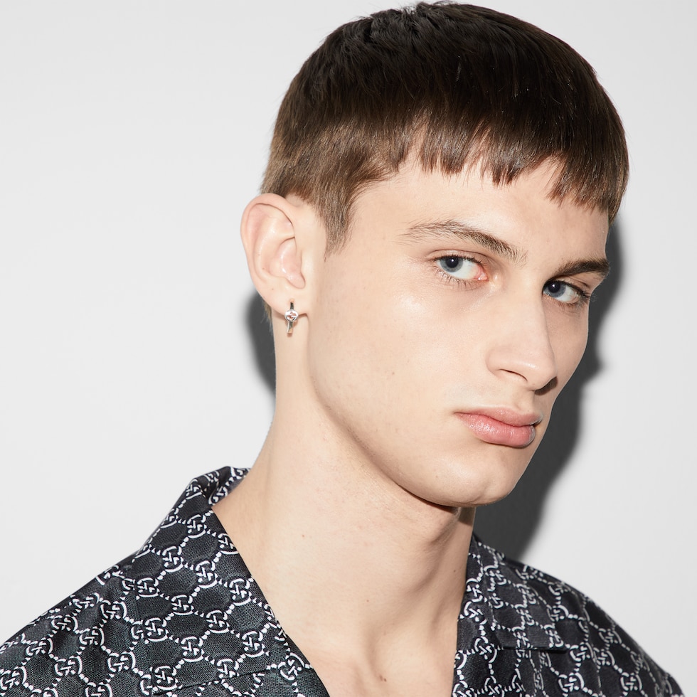 Gucci Interlocking hoop earrings