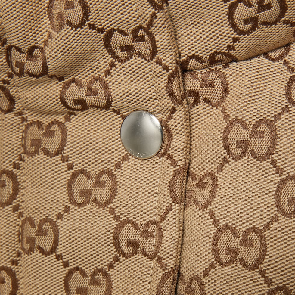 Puffer-Jacke aus GG Baumwollcanvas