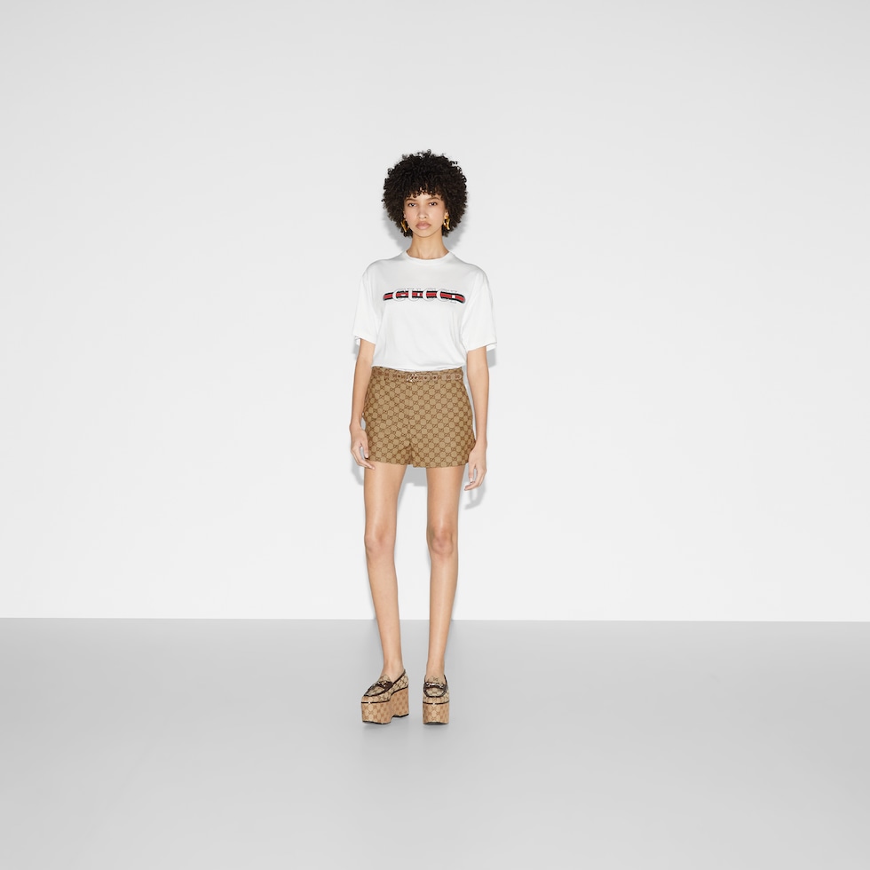 コットンジャージー プリント Tシャツ