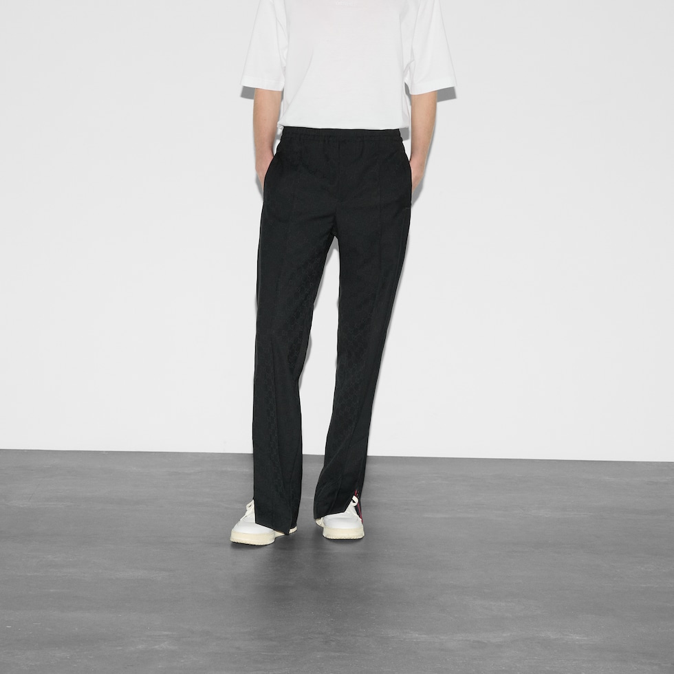 Polyester GG jacquard pant with Web