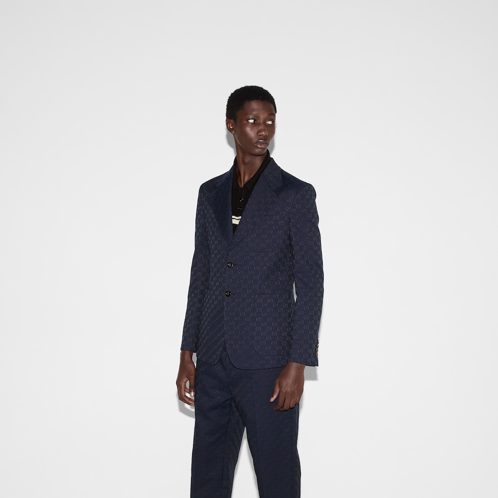 GG cotton blend formal jacket