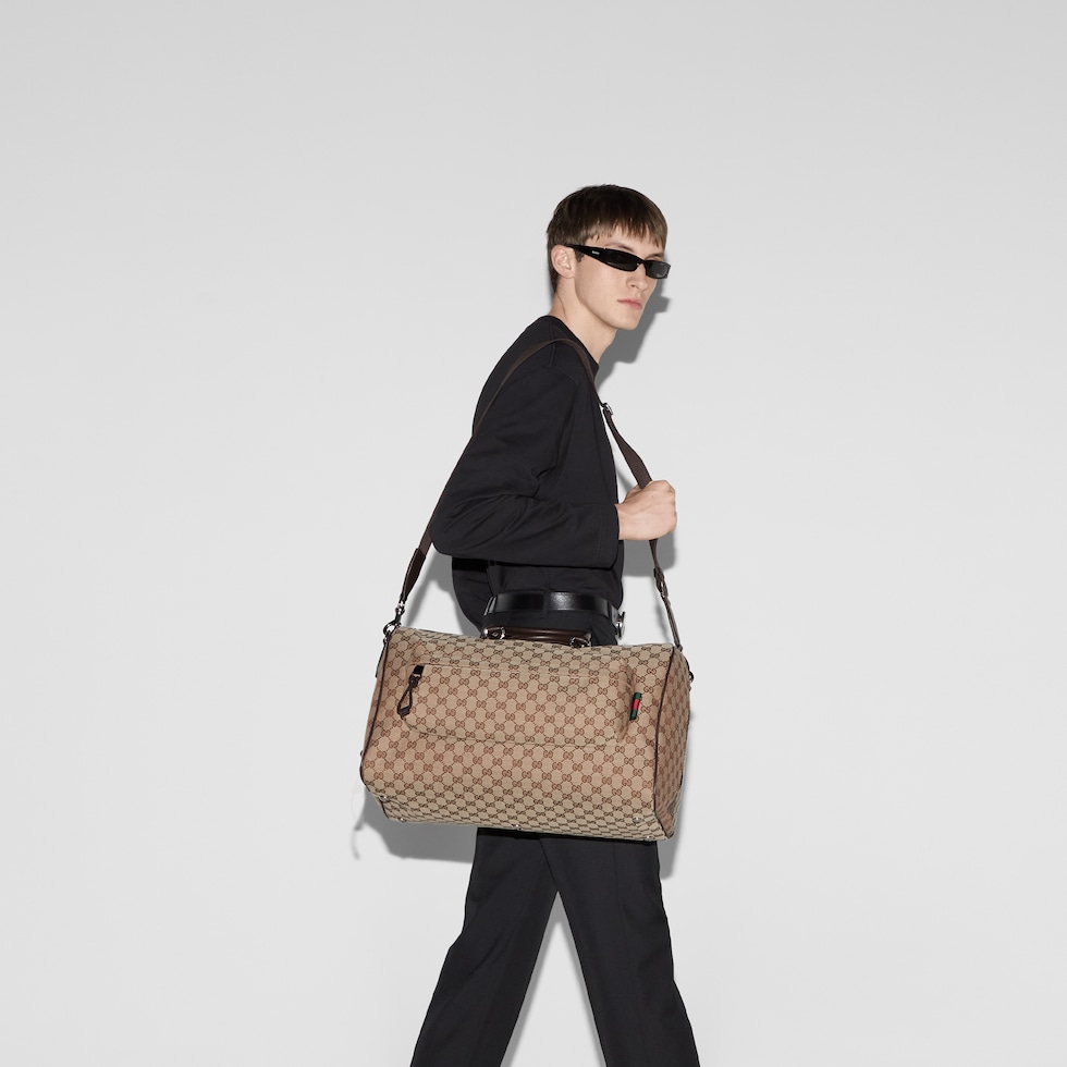 Mittelgroße Reisetasche aus GG Canvas 