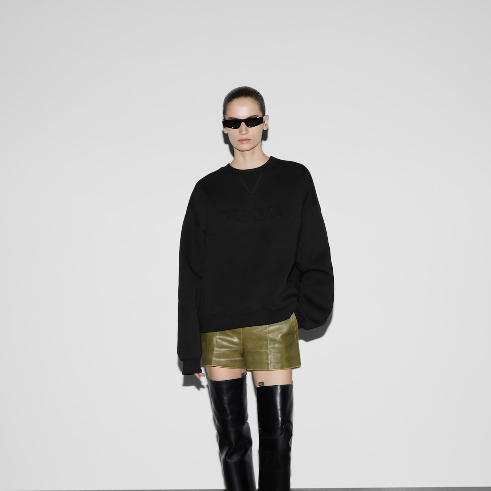 Cotton jersey sweatshirt