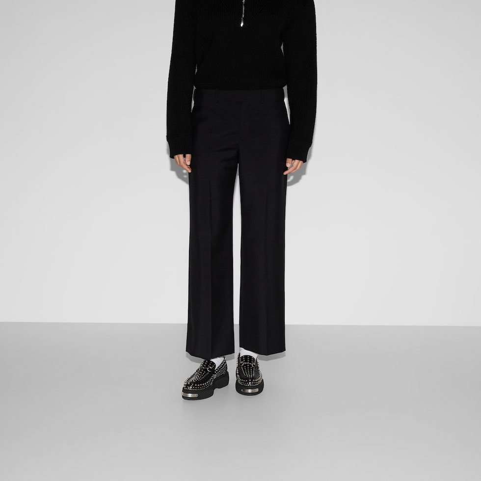 Wool mohair pant