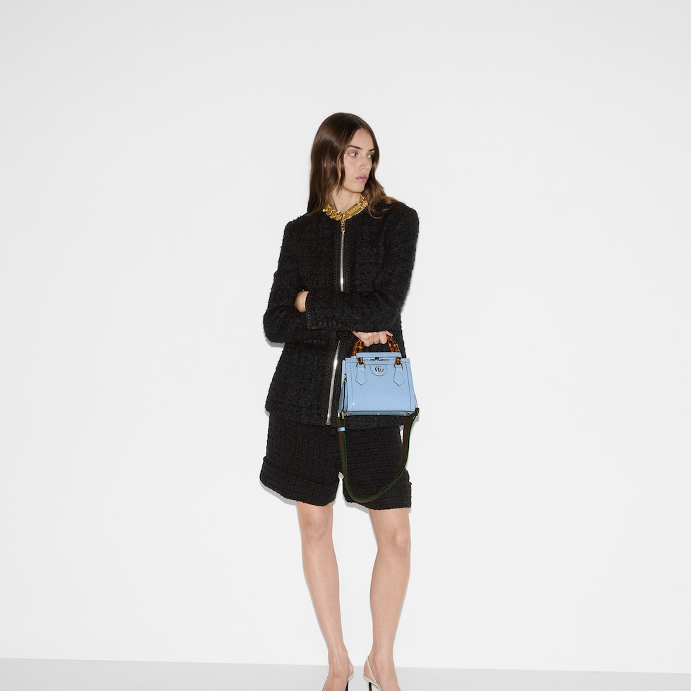 Gucci Diana mini python tote bag