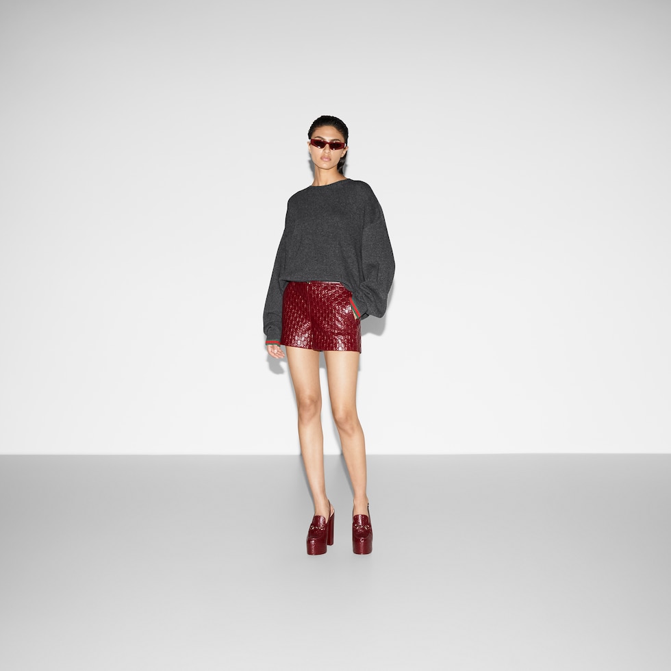 Wool and cashmere top