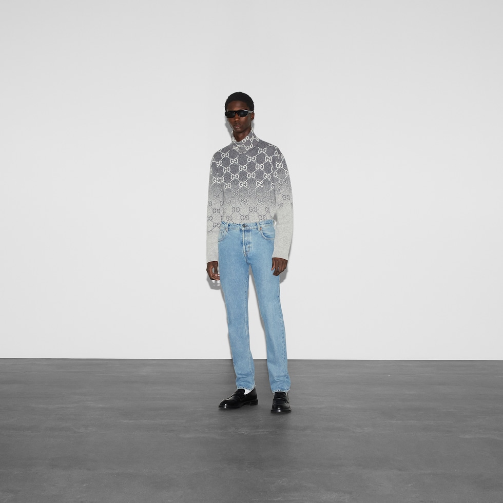 Tapered denim pant with Web