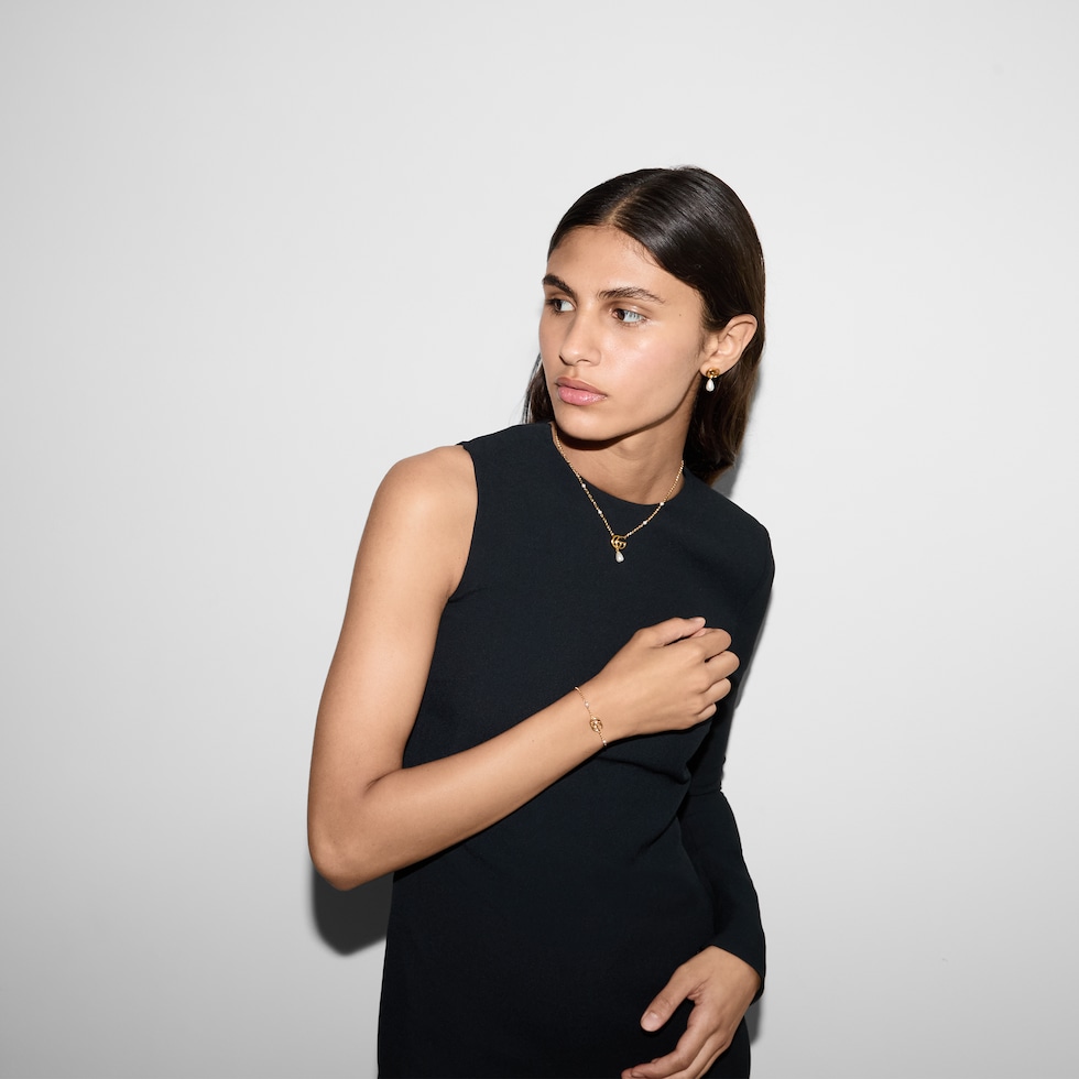 GG Marmont pearl drop earrings