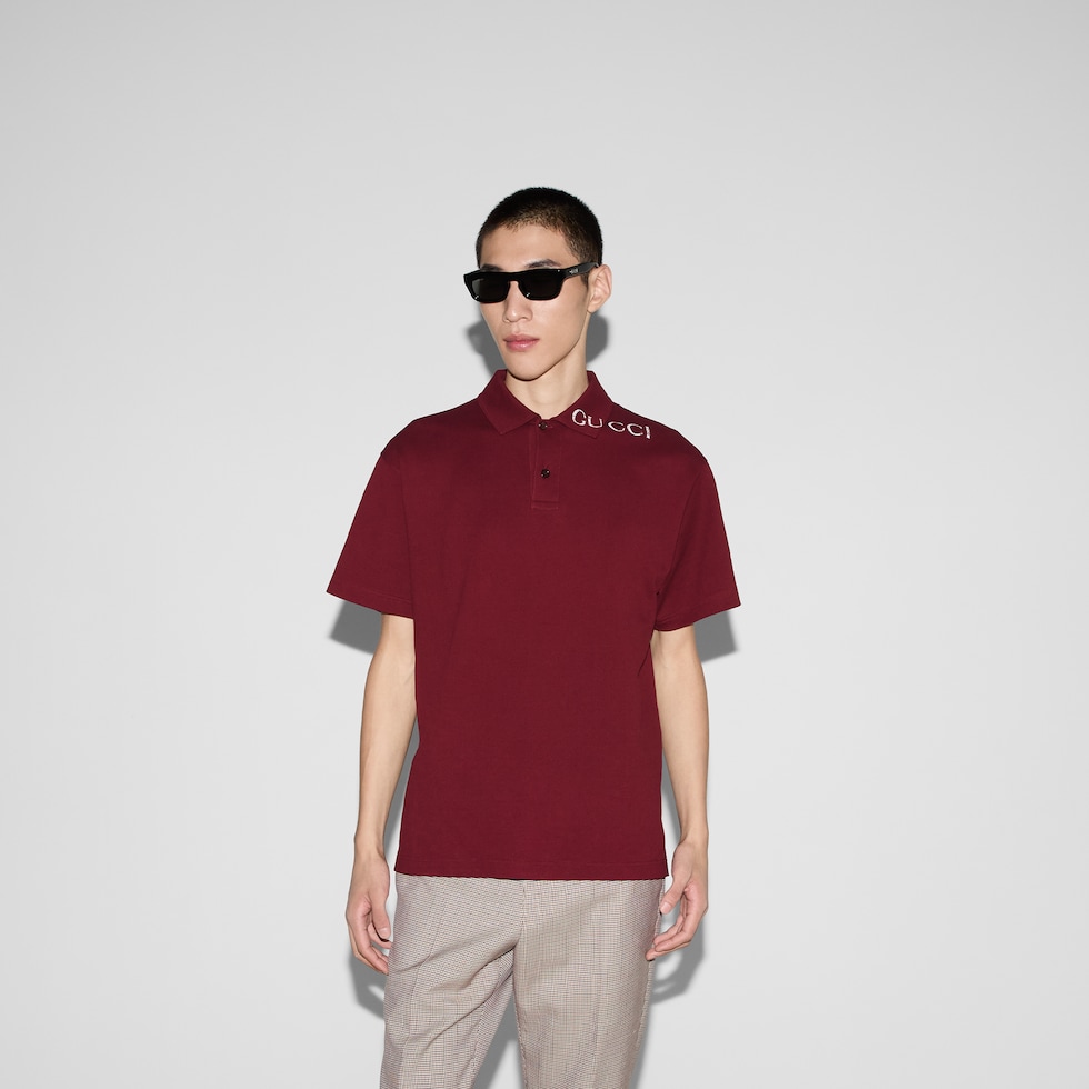 Cotton polo shirt