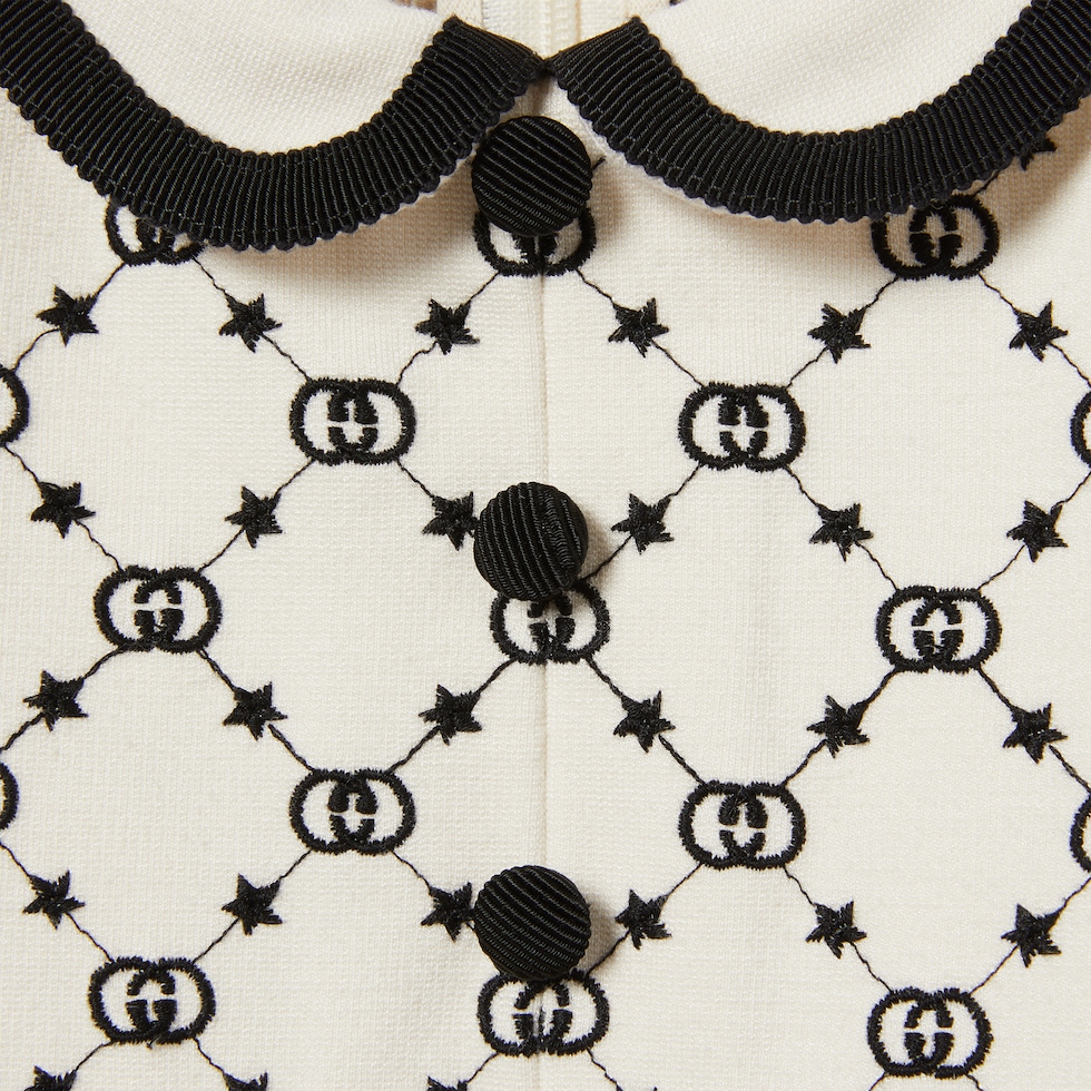 Baby embroidered jersey dress