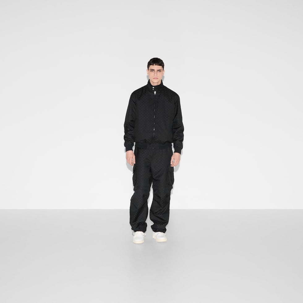 Giacca in cotone ripstop GG
